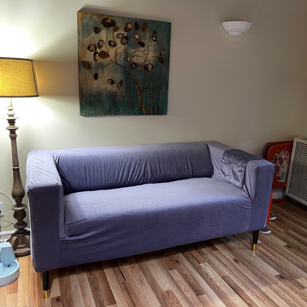 Housse De Canapé D'angle Pour IKEA Klippan - Taille Sur Mesure, Polyester Beige, Neuf Sous Emballage