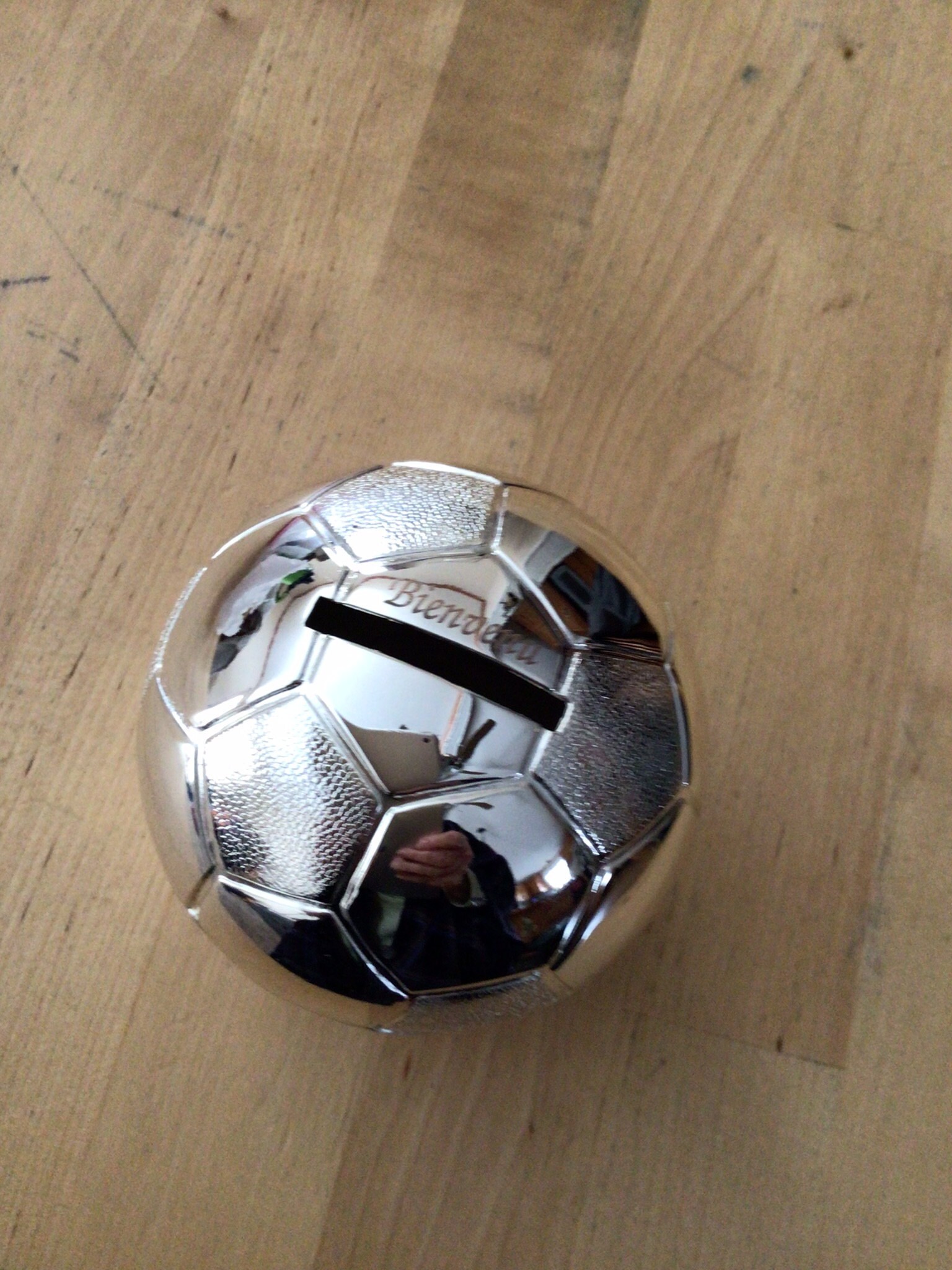 Personalised Silver Football Foot Ball Piggy Money Box For Boys Christening New Baby Gifts Ideas Boxes Girls Presents Born Babies Keepsakes