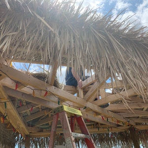 1M 2M 5M Mexican Tiki Hut Grass Tiki Bar Grass Skirting Roof