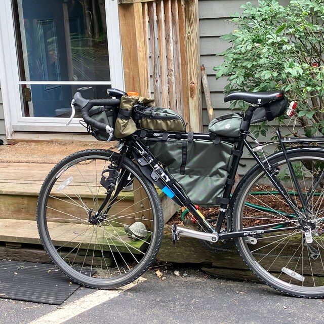 4セットハンドルバーサイクリングバッグ+フレームバッグ+フル