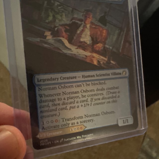 Norman Osborn // Green Goblin | Double-faced Proxy Card - Etsy Norman Osborn // Green Goblin | Double-faced Proxy Card - Etsy