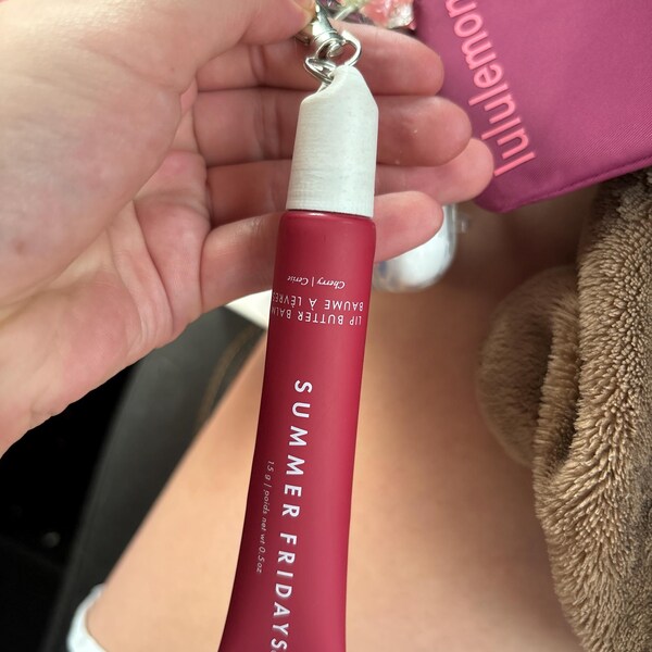 Li&Zhao 3-Piece Cactus Chapstick Holder For Car – Silicone Lip Balm Holder, Fun Car Accessory For Women & Teens