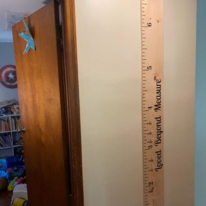 DIY Growth Chart Ruler Vinyl Decal Kit Traditional Style Small s - Etsy