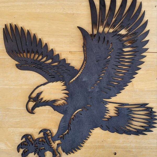 Flying Bald Eagle Design Files | Svg Png Dxf Eps Pdf | Vector Graphic ...