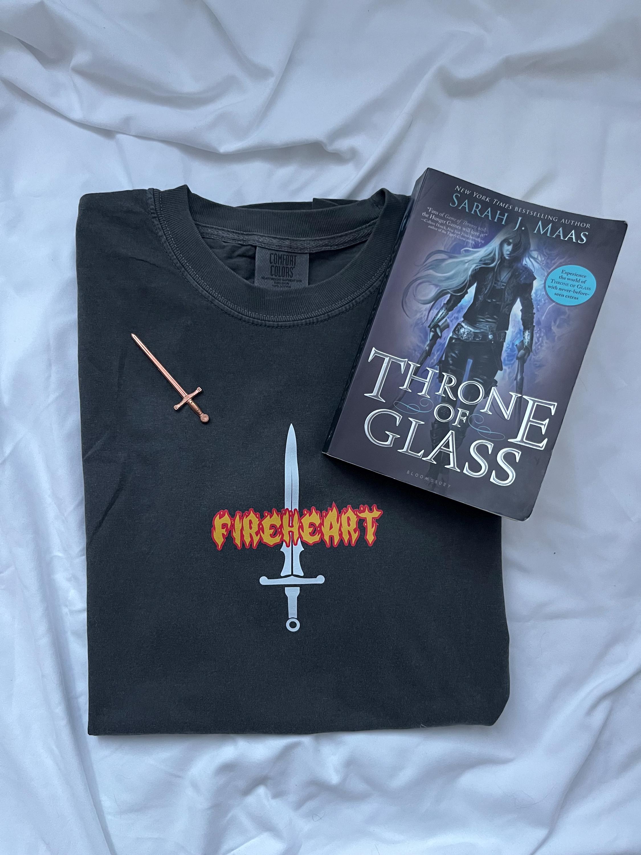 Fireheart Inspired, Aelin, The Thirteen, TOG, Throne of Glass, Book Shirt Booktok Merch, Bookish T-shirt, Romantasy, Fantasy Books