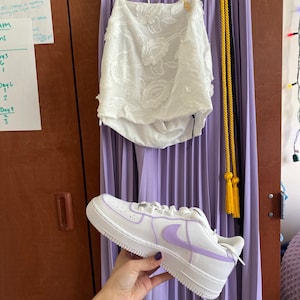 custom painted air force 1's