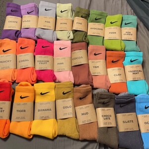 colored nike dri fit socks