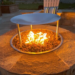 28 Fire Pit Heat Deflector / Reflector and Cover for - Etsy