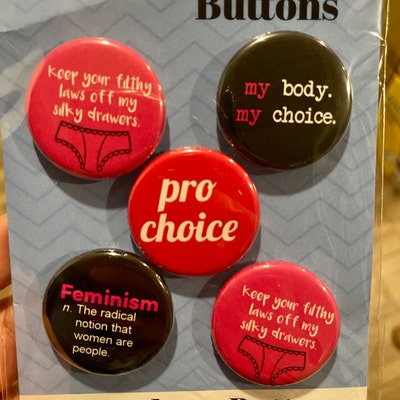 Feminist Mix & Match Pinback Buttons or Ceramic Magnets: Women's Rights ...
