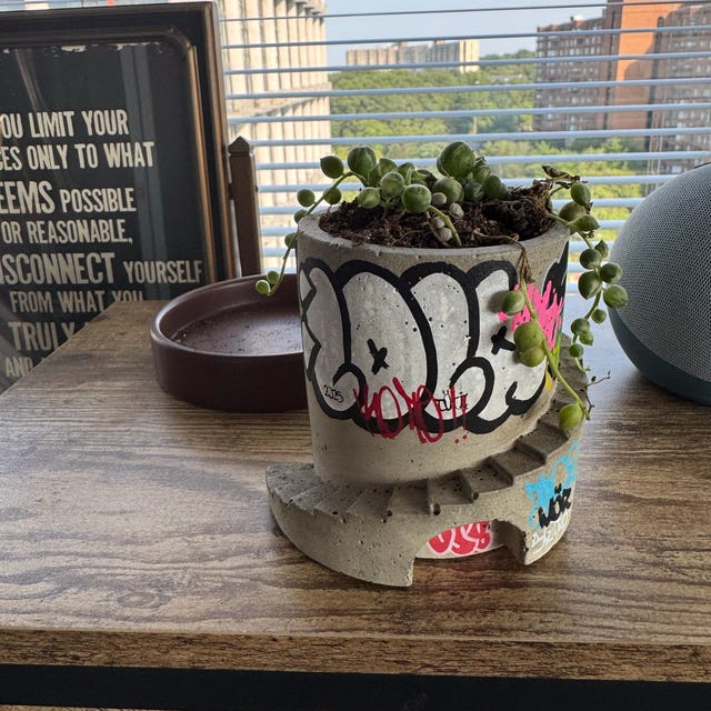 Planter / Graffiti / Handmade Gift / Unique Gift / Personalized