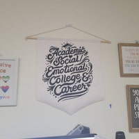 KEEP School KIND Retro Teacher Counselor Educator Office Decor Social ...