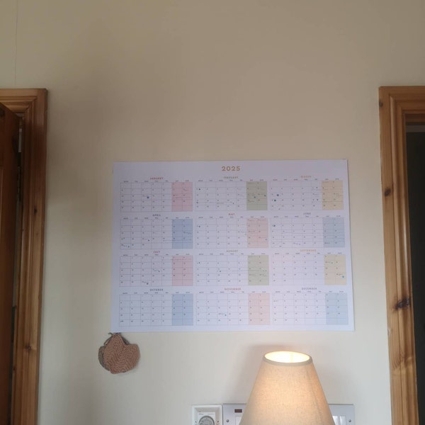 2025 Minimal Modern Wall Planner Calendar Large 50x70 Cm Annual 2025-minimal-modern-wall-planner-calendar-large-50x70-cm-annual