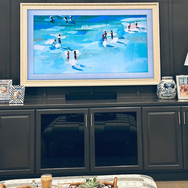 Samsung Frame Tv Bezel,custom Brand Tv Frame,frame TV Frames,handmade ...