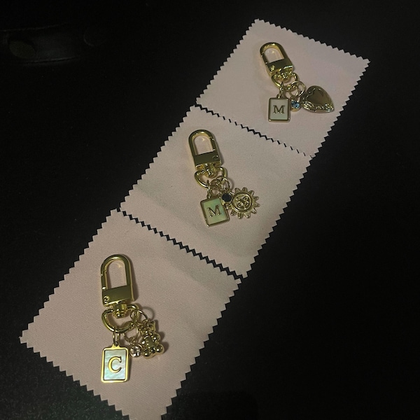 O BAG Women Charm Accessory with Snap Hook O Bag Card Holder