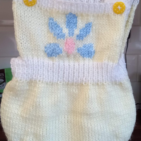 Pineapple Romper Knitting Pattern | Baby Romper PDF Knitting Pattern ...