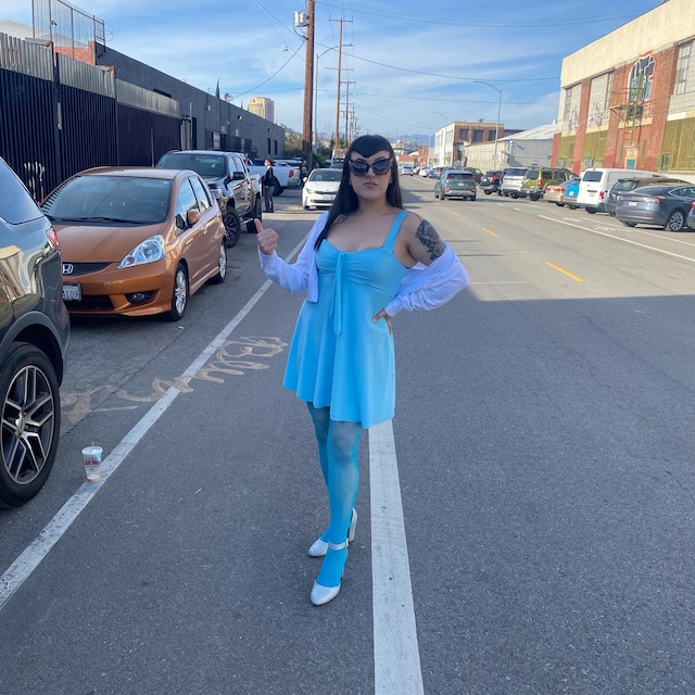 buffalo 66 blue dress Hope' Pleated Chiffon Gown  Rene' Tyler Plus Sizes 12 & Above