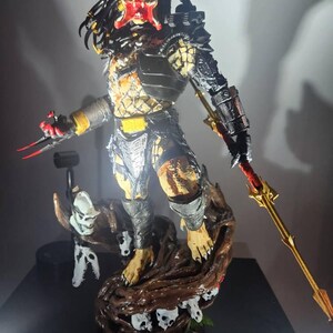 Predator| PAINTED Figure or UNPAINTED Model Kit | Handmade