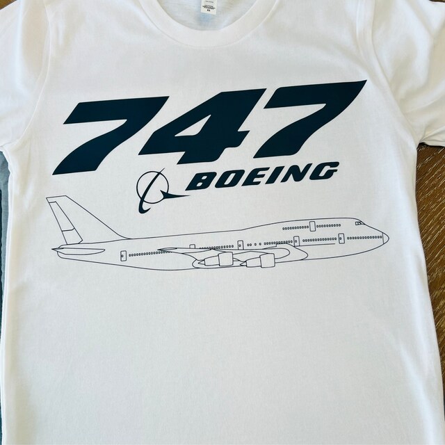 【Raucohouse】747 Airplane printing over t-shirt Seven Forty Seven | 747 Airplane t-shirt | Jetset Shirts