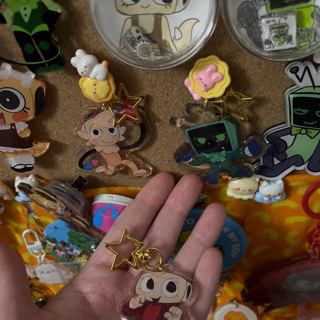 ダンディーズワールド エポキシアクリルチャームキーホルダー