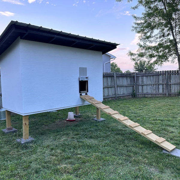 EFFICIENT Chicken Coop Plans | DIY Backyard Hen House | Large 20 Bird ...
