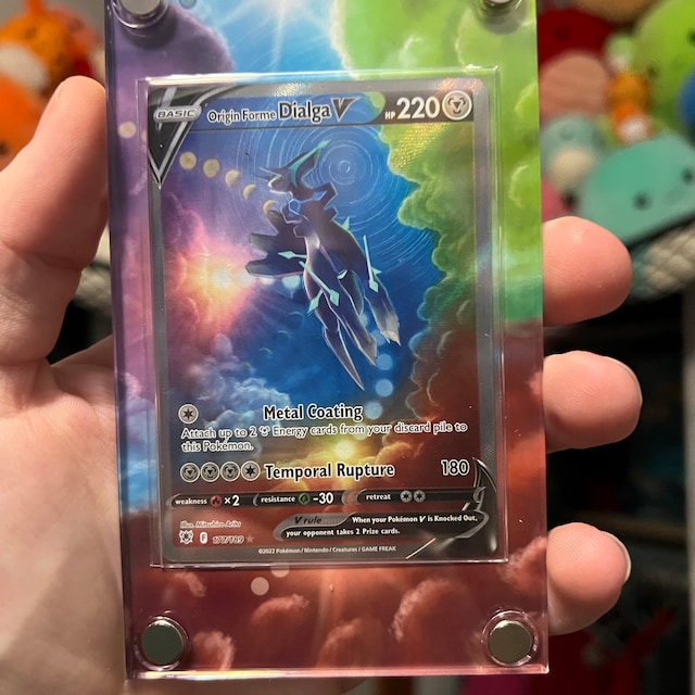 dialga v pokemon card value Origin Forme & VSTAR - SWSH 255 - SWSH256 your opponent takes 2 Prize cards Dialga V Value and What's