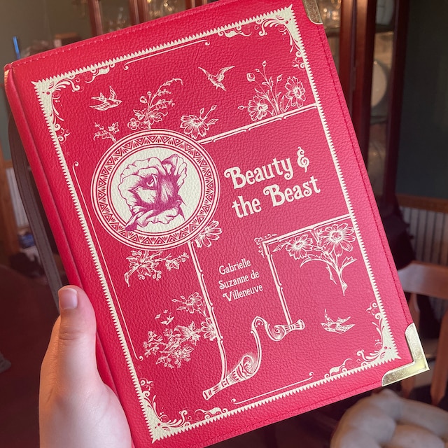 The Beauty and The Beast Red Handbag - Well Read Company