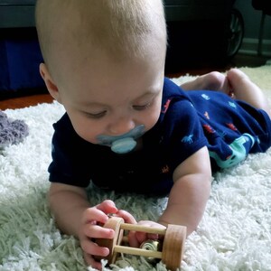 montessori infant cylinder toy bell