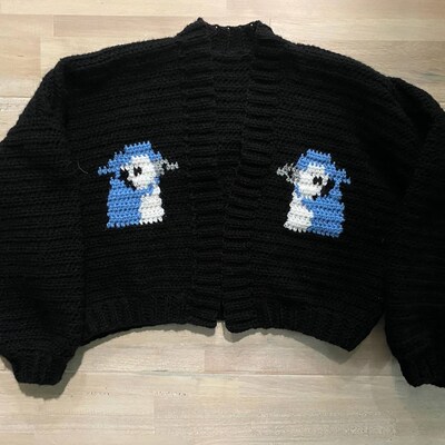 Crochet Cardigan - Duck
