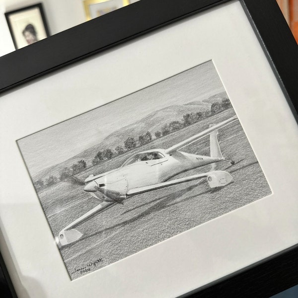 Commissioned Custom Boat Pencil Drawing From Photo Car Plane Truck ...