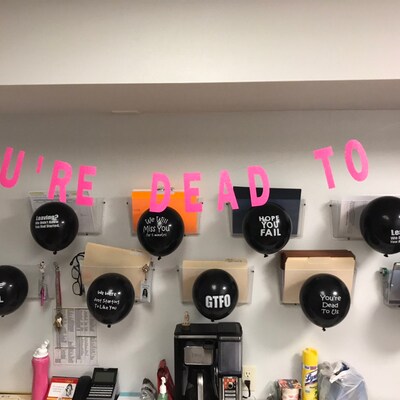 You're Dead to Us You're Dead to Us Banner Funny - Etsy