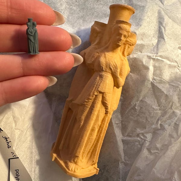 Hecate Statue Triformis Hekate Sculpture 3D Printed Lightweight PLA hecate-statue-triformis-hekate-sculpture-3d-printed-lightweight-pla