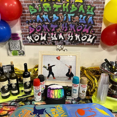 Golden Birthday Yard Sign With Photo, Drive by Birthday Lawn Sign, Honk