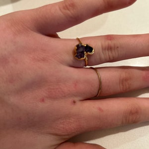 Customer photo from Inactive Etsy Member, Raw Crystal Ring Mystery Box! 3 Ring Set