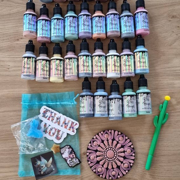 Starry Night Moon Magnet, Hand Painted, Handmade, Unique Painted ...