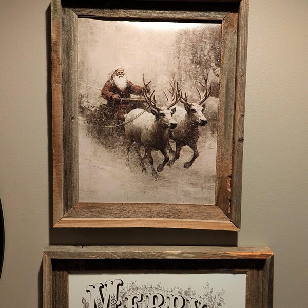 Christmas Winter Print Set | Rustic Snowy Gallery Wall | 10 Prints ...