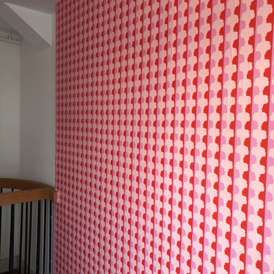 Removable Wallpaper / Mirror Mirror Face Print / Perfect for Renters