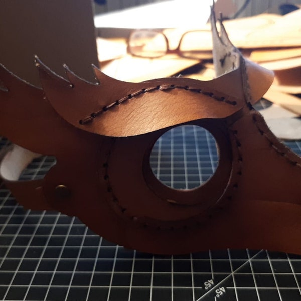 Leather Bird Mask Pattern: Easy DIY Craft (PDF Download) - Etsy