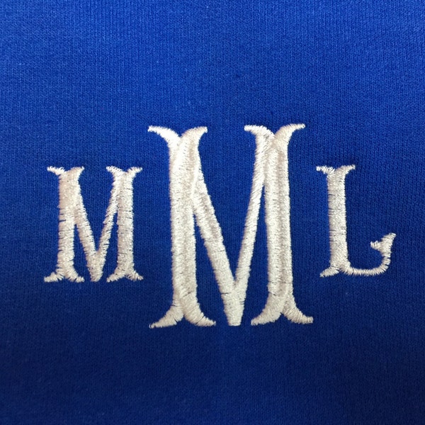 Fish Tail Machine Embroidery Font Monogram Alphabet - 3 Sizes - BX ...