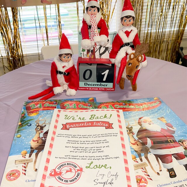 Editable Elf Welcome Back Letter We're Back Note Digital Editable Elf Welcome Back Letter We're Back Note Digital