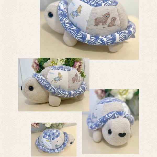 Turtle Pattern Sewing Tortoise Plush PDF - Etsy
