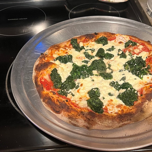 Pizzafit - 1/2” Seasoned Steel Pizza Baking Plate, (2) Separate Piece ...