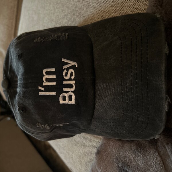 Bee Love Honey Distressed Adjustable Washed Denim Mens Dad Trucker Hat Baseball Ball Cap For Men - View #9
