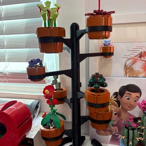 Tiny Plants Stand - Display for Brick Succulents #10329 - 3D