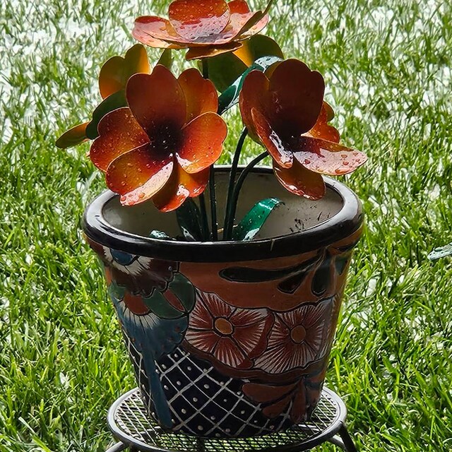 「ちま」ディップフラワー　まとめ売り Rustic Handcrafted Vibrant Metal Flowers Mini Metal Bouquet
