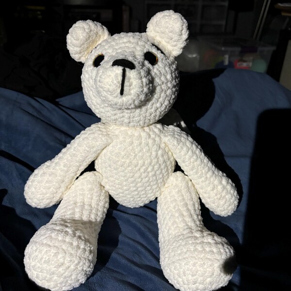 Teddy Bear Crochet Pattern | A No Sew Project | Beginner Friendly ...