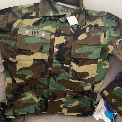 Camo Jacket Vintage Military Army Jacket Authentic Military Issue ...