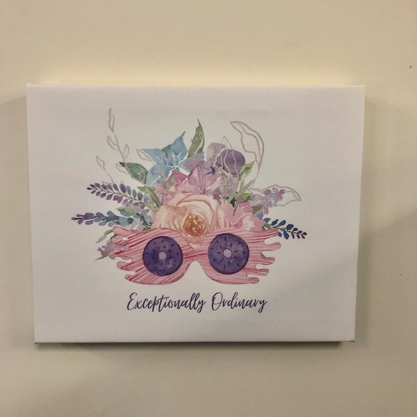 Exceptionally Ordinary Quote | Luna Floral Watercolor Printable Wall ...