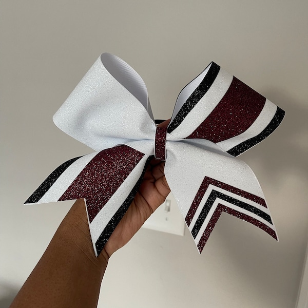 Complete Set of Printable Cheer Bow Template and Loop Graphic Placement ...