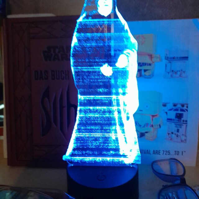 ダース・シディアス オーダー66 ホログラム LED ナイトライト リモコン