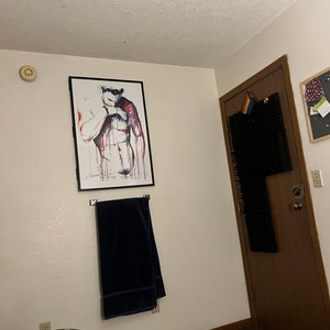 Bathroom Prints Male Portrait Paintings Great Gifts for Men Watercolor Painting Gay Art Print ...